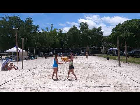 Vero Beach VB Club Pairs Easter Event U18 SemiFinal - Hebda/Wolf vs Edwards/Schrock Set 1