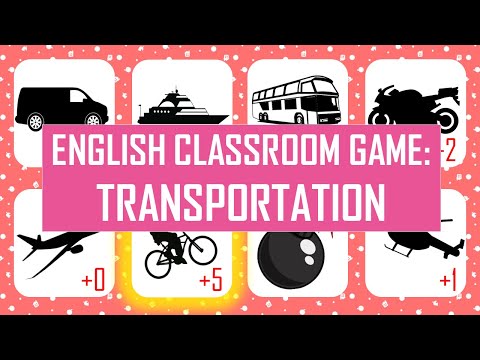 Learn English Transportation Words | Fun Classroom Vocabulary Game