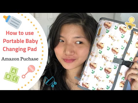 Tutorial/How to use Portable Changing Pad Cuddle Kangaroo | Amazon Puchase