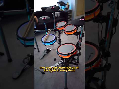 These drums come with LED LIGHTS!