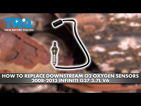 How to Replace Downstream O2 Oxygen Sensors 2008-2013 INFINITI G37 3.7L V6