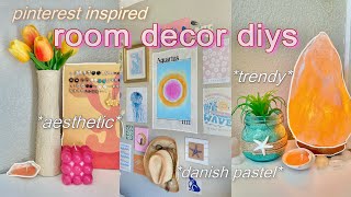 DIY AESTHETIC ROOM DECOR!! *pinterest/tiktok inspired diys* ⛅️🍃🌸