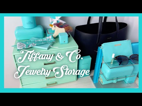 Tiffany & Co. jewelry box storage / organization! & a few new items ♥️