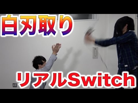 リアル1-2-Switch！お金がなくてswitch（スイッチ）が買えないので普通に白刃取りして遊んだwww【MOYA】