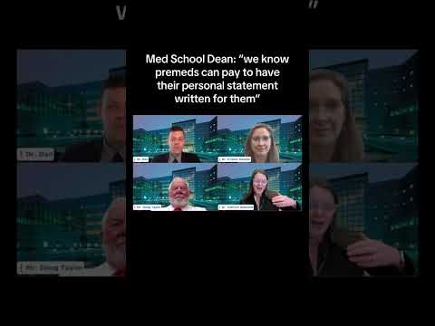 Medical School Deans of Admissions Interview☝🏼(see the linked video!!) #medschool #premedadvice