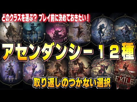 【PoE2】12クラスの詳細なスキルツリーが公開！後悔しないクラス選びのためにそれぞれの特徴を解説！【Path of Exile 2】