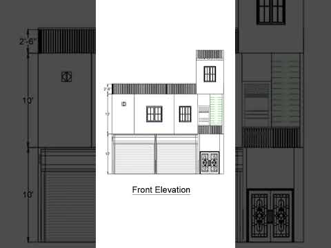 28' Front House design #viralvideo #architecture