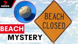 Dee Why remains closed after mysterious balls of debris wash up on Sydney’s Northern Beaches | 7NEWS