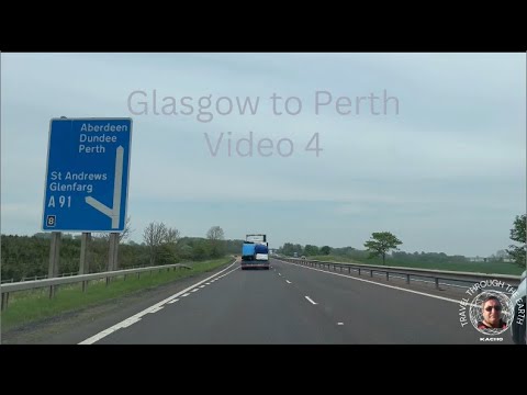 En-route to Perth, Scotland Video 4 |Travel through the Earth|, Scenic beauty, villages attractions