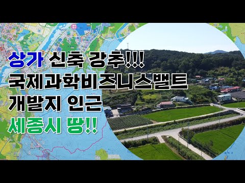 세종시 금남면 달전리 토지 - 대전 국제과학 비즈니스밸트 인근 일반주거지역 땅 (상가 최적지) 분양