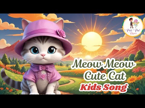 Meow Meow Cute Cat | Fun Nursery Rhyme for Kids | Polo Pal Rhymes #nurseryrhymes #kidssongs