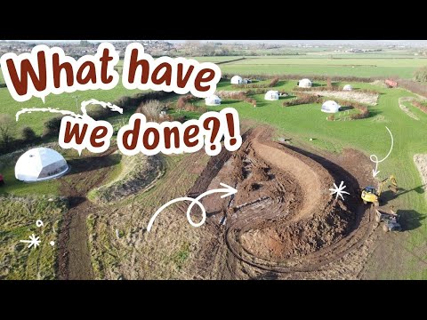 10 Days of Digging - Creating an amazing new Stretch Tent area at our glamping site!