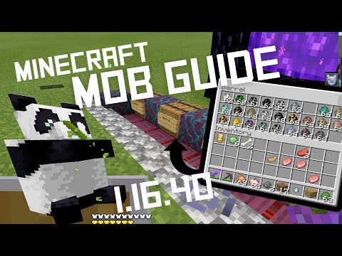 Minecraft Mob Guide 1.16.40 is here...