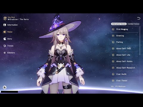 THE HERTA ALL VOICE LINES (ENGLISH)