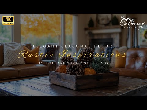 Elegant Seasonal Decor: Rustic Inspirations for Fall and Winter Gatherings