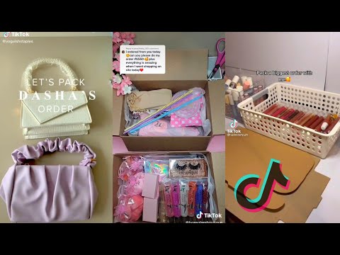 ASMR Packing Orders Tik tok Compilation