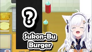 [Shirakami Fubuki] When Fubuki Try To Make Sukon-Bu Burger [Galaxy Burger]