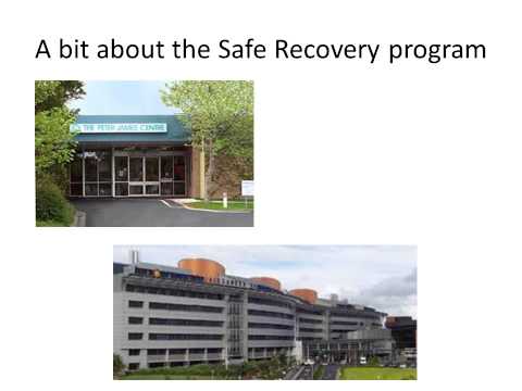 Safe Recovery video 1