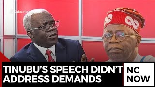 Tinubu Didn't Address #EndBadGovernanceProtest Demands - Falana