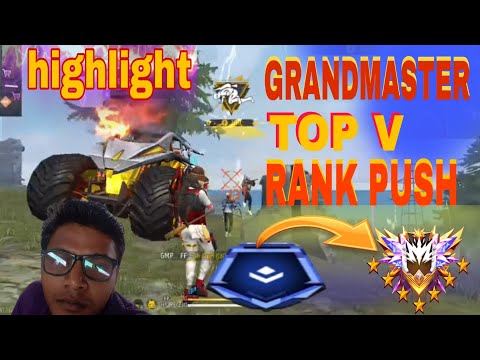 HIGHLIGHT GRANDMASTER RANK PUSH| FREE FIRE NEW VIDEOS| GMP FF| BR RANK