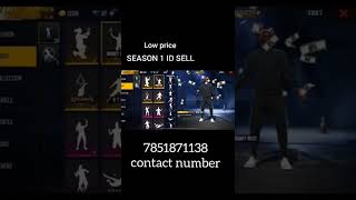 Free Fire Id Sell |  Sakura Bundle | Season 1 Account Sell| Low Price Id Sell FF  ✓#shorts #short