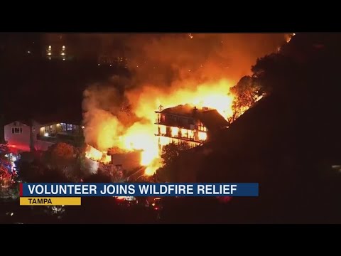 'It's tough': Bay area volunteer joins wildfire relief in Southern California