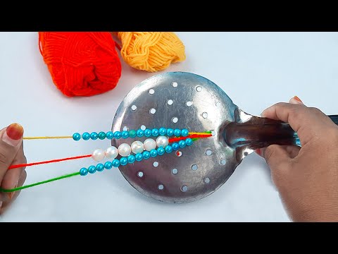 I made 50 in one day and Sold them all! Super genius idea with yarn and ladle - Amazing trick