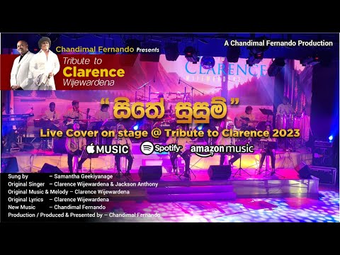 Site Susum Live Cover @ "Tribute to Clarence 2023" by Chandimal Fernando