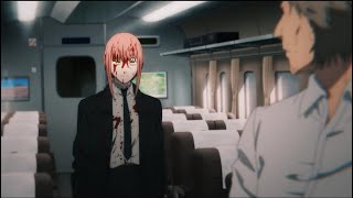 Makima's Creepy Scene at Train Station - Chainsaw Man