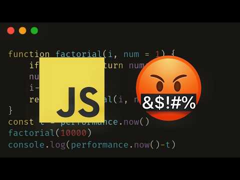 Benchmarking JavaScript Is A Mess