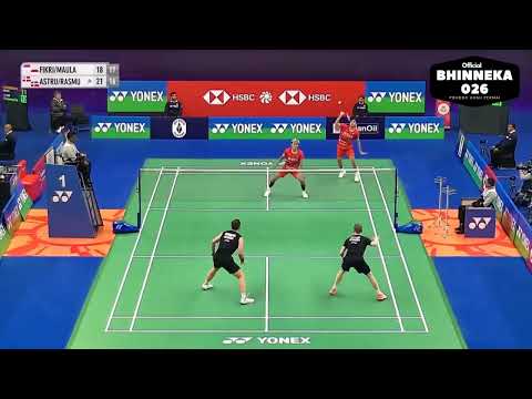 Bagas Maulana/Sohibul Fikri (Indonesia) Vs Kim Astrup/Anders Rasmussen (Denmark) India Open 2024