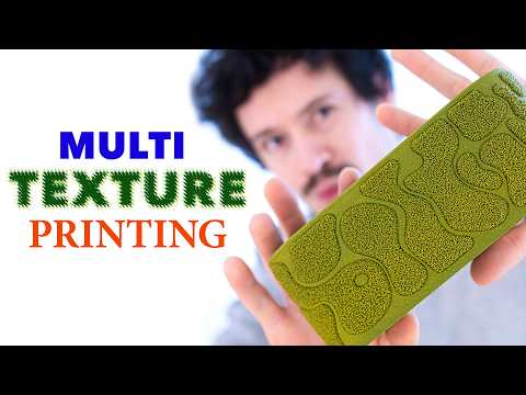 3D Print and Design Multi-Texture Prints // Autodesk Fusion Tutorial