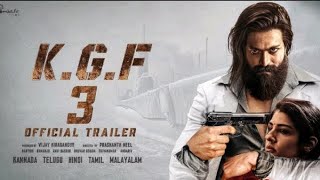 K.G.F 3 (official teaser)with rocking Yash hindi trailer #kgfchapter3officialtrailer