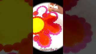 Haldi kumkum rangoli by Prarabdh Art And craft#haldikumkumrangoli #makersankranti #ytshorts #viral