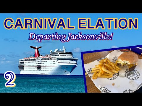 Carnival Elation: Departing Jacksonville, day one festivities! | PART 2, January 2023