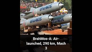 Top 5 Indian BrahMos Missiles in 30 Seconds #militarypower #defencetechnology #missiles