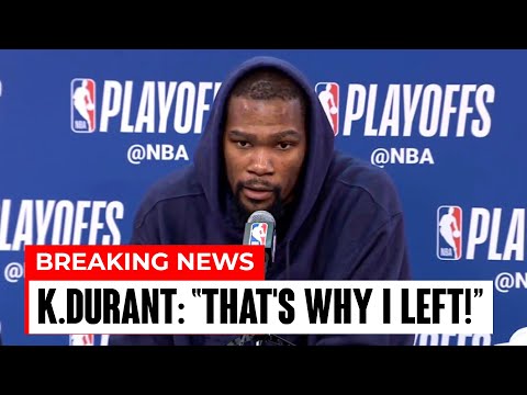 KEVIN DURANT FINALLY REVEALS WHY HE HAS NOT RETURNED TO THE GOLDEN STATE WARRIORS