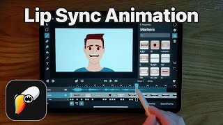 Easy Lip Sync Animation with Frame Markers in ToonSquid | iPad 2D Animation Tutorial