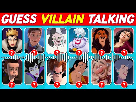 Guess the Disney Villain Voice! 😈