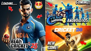 Real Cricket 25 Finally Update! 😱 WCC4 Android/iOS 😍 Cricket 26 finally Here 🤫 RC™ Swipe Update!