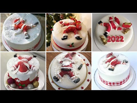 Christmas Cake Ideas/Beautiful Christmas Cake Designs/Santa Cake Ideas