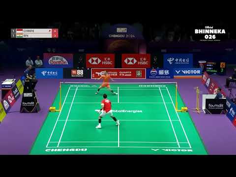 Jonatan Christie (Indonesia) Vs Lakhsya Sen (India) | Thomas Cup 2024