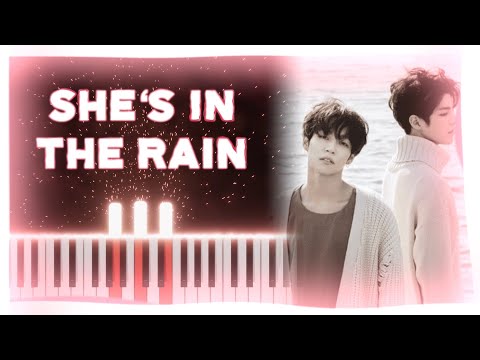 The Rose - She's In The Rain (Piano Tutorial)