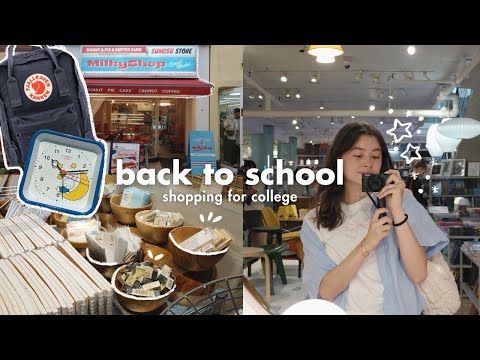 BACK TO SCHOOL PREP FOR COLLEGE 🛒 apartment shopping + haul, new supplies, friends, bday celebration