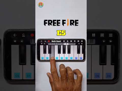 Free Fire Tune | Piano Tutorial Easy | #shorts #piano #freefire