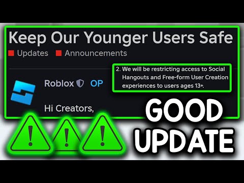 Roblox BANNED Under 13 Users From These Games...