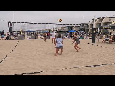 2022 AVPJunior Nationals - Girls 18U Day 2 Pool A - Kaiser/Nelson vs Edwards/Schrock Set 3