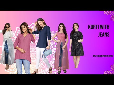 kurti with jeans