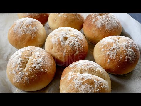 Homemade Crusty Bread Rolls | Eggless Bread Rolls Recipe | How to make Bread at Home