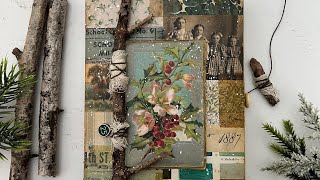 BOOKLET FOLIO JUNK JOURNAL FEATURING TIM HOLTZ IDEA-OLOGY CHRISTMAS 2024 (flip through)